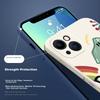 IPhone 14 Case, Liquid Silicone Protective Cover for IPhone 14, Painted Creative Shockproof Soft Doodle Winnie The Pooh], White