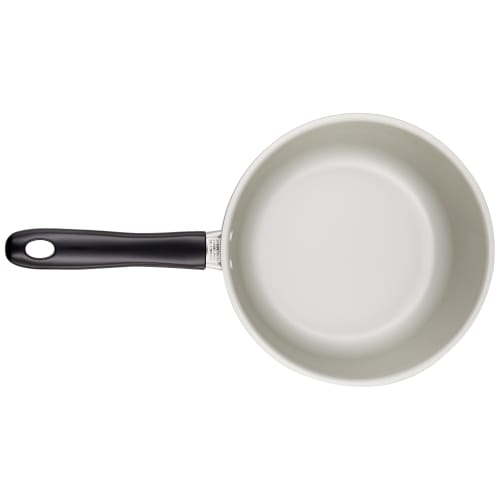 Hokuriku Aluminum Silvie Saucepan, 18cm, Aluminum, Gas Stovetop, Made in Japan, Heat-Conducting, Anodized Aluminum, A-2526