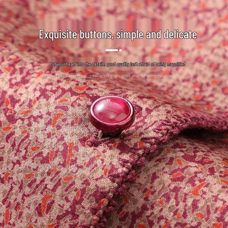 Elegant Floral Senior Women's Blouse