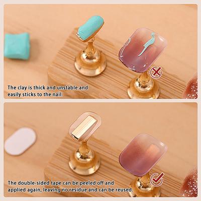 100 шт. Двусторонний клей для ногтей для типсов, подставка для демонстрации, инструменты, клейкая лента для маникюра, без следов и прозрачная