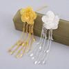 Flower Leaf Thai Ethnic Hair Fork Lightweight Tassel Headdress  Girls Hair Accessories