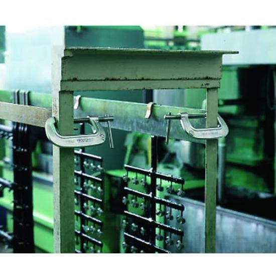 TRUSCO Stainless Steel B Type Shaco Vise 25mm TSC-25