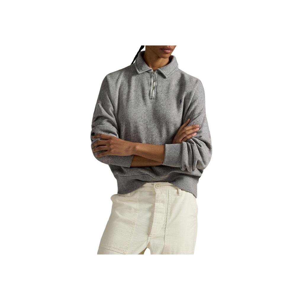 Polo Ralph Lauren FW25 Quarter-Zip Pullover Polo Shirt Women Tops WMPOKNINFB20820-020