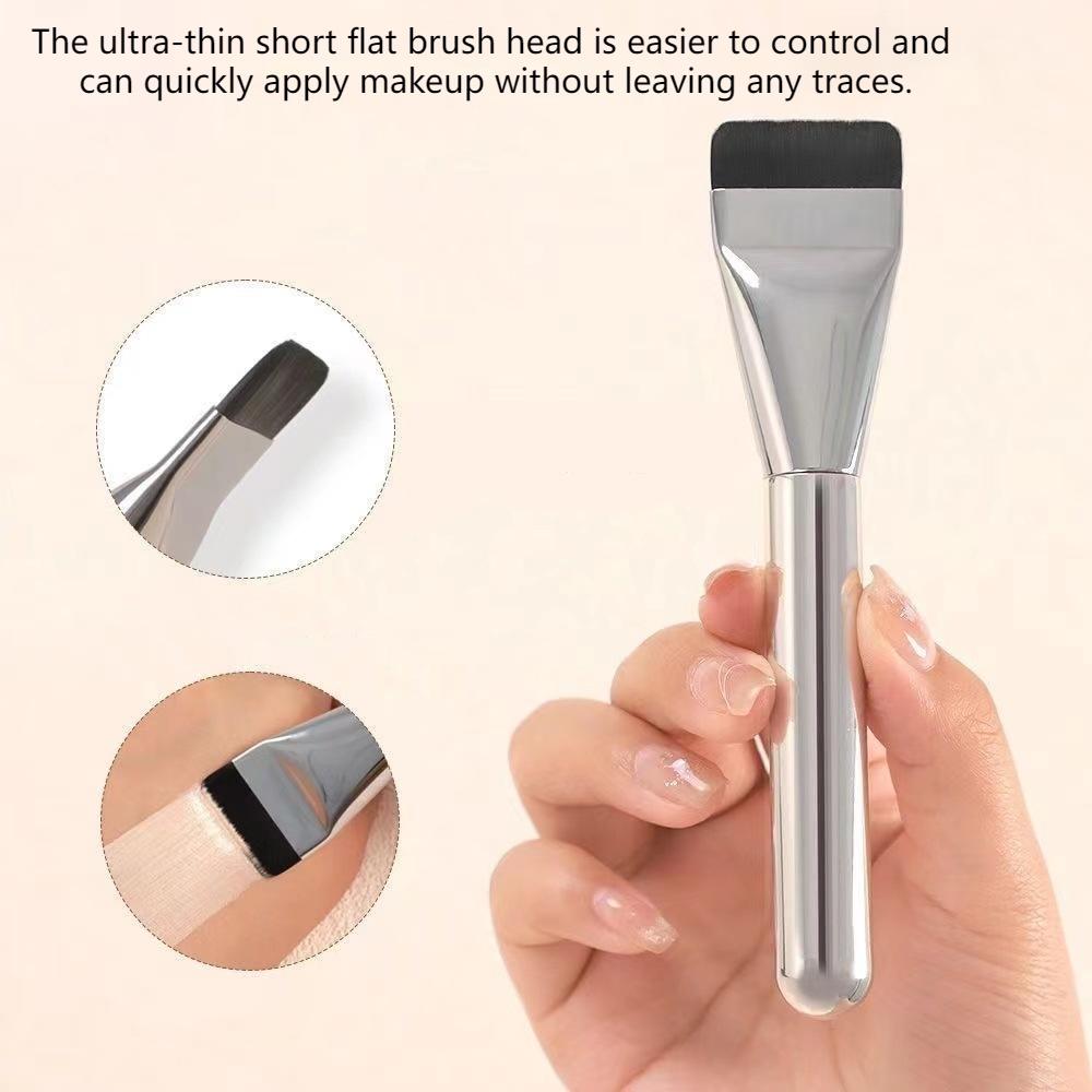 Ультратонкая кисть для тональной основы Легкая и тонкая кисть для контура лица Плоская кисть для контура Растушевка тонального крема Кисти для макияжа Инструменты для макияжа