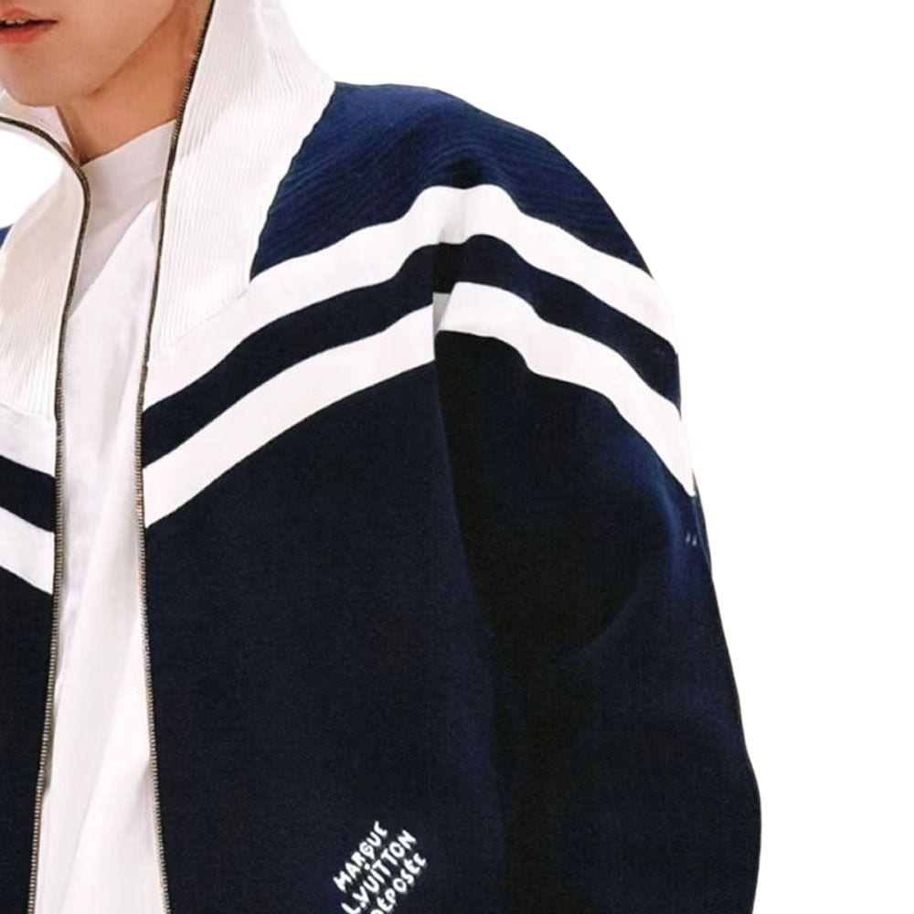 Louis Vuitton SS25 Куртки и пальто Мужские Синий Белый 1AHUG8