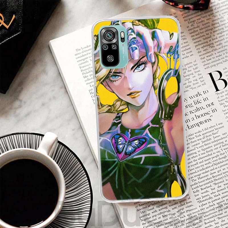 Чехол для телефона Xiaomi Redmi Note 14 13 12S 12 11 Pro Plus с Джолин Джостар из JoJo's Bizarre Adventure 11S 10S 10 11E 11T + 9S 9