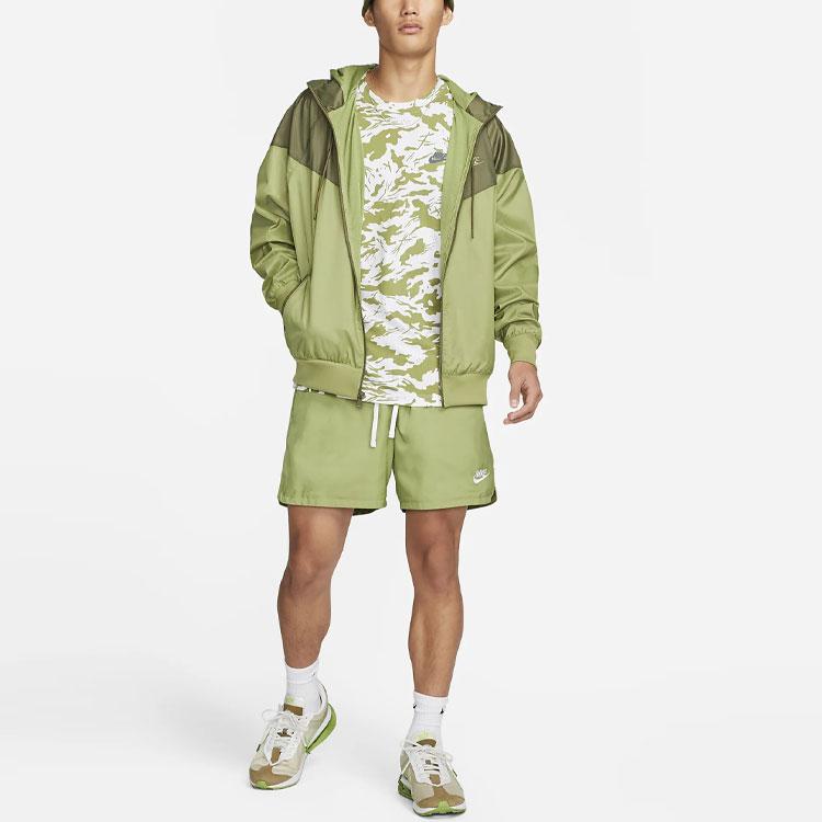Nike Спортивная одежда Sport Essentials Однотонные Шорты Свободного Кроя На Шнурке Мужские Низ Светло-Зеленый DM6830-334
