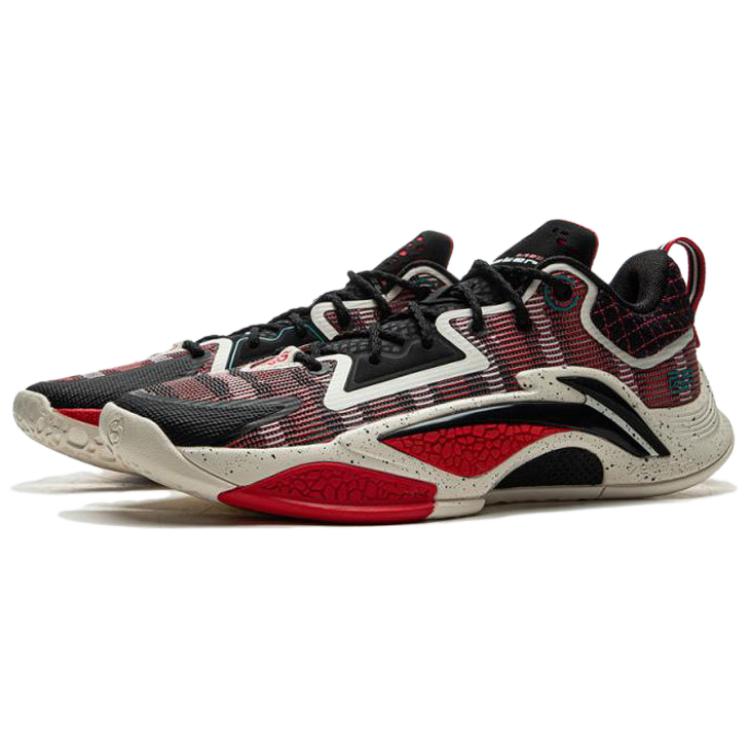 Li Ning Нескользящие, износостойкие, с поддержкой, с хорошим отскоком, низкие, для уличного баскетбола, мужские, цвет cinnabar, ABFV003-7