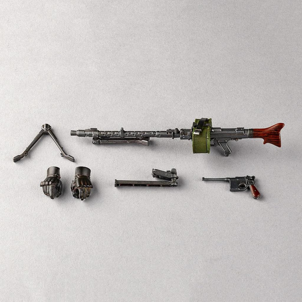 Kaiyodo Takeya Style Freely Фигурка Protect Gear Year Special Увеличенная черная высота 150 мм ПВХ ABS окрашенная подвижная фигурка "34 Armor" Ver. ок.