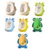 Kids Potty Training Urinal for Boys, Wall Mounted Plastic Bathroom Trainer with Deep Bowl and Easy Rinse Interior