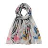 Elegant Solid Shawls Large Luxury Wrap Headscarf Fashion Organza Silk Scarf  For Women Hijab