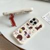 Чехол для телефона iPhone 16 15 14 13 12 11 Pro Max iPhone 11 13 16 15 14 12 Очаровательный милый чехол с изображением щенка, противоударный силикон