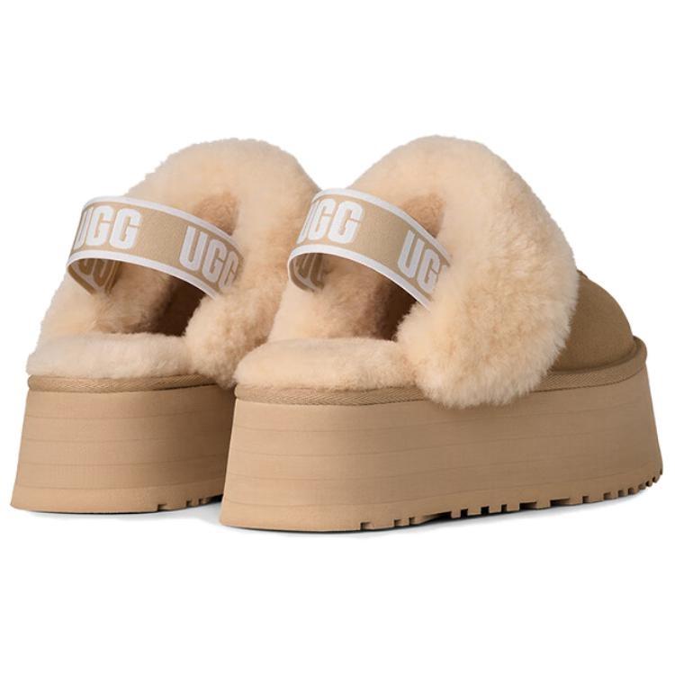 (WMNS) UGG Funkette Slipper 'Mustard Seed' Women's 1113474-MDSD