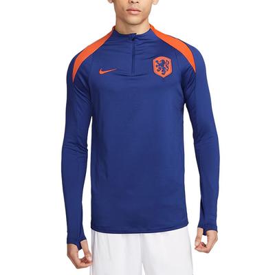 Dri-Fit Нидерланды 2024 Strike Drill Лонгслив Футбольная футболка Мужские топы FJ2997-455