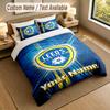 Комплект постельного белья 1 пододеяльник 2 наволочки Принт Leeds United Мягкое постельное белье Декор спальни