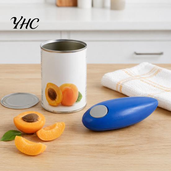 Automatic Can Opener Electric Opener, One-Button Battery Operated Wireless Compact Portable Kitchen Tool, for Home And Camping Gadget