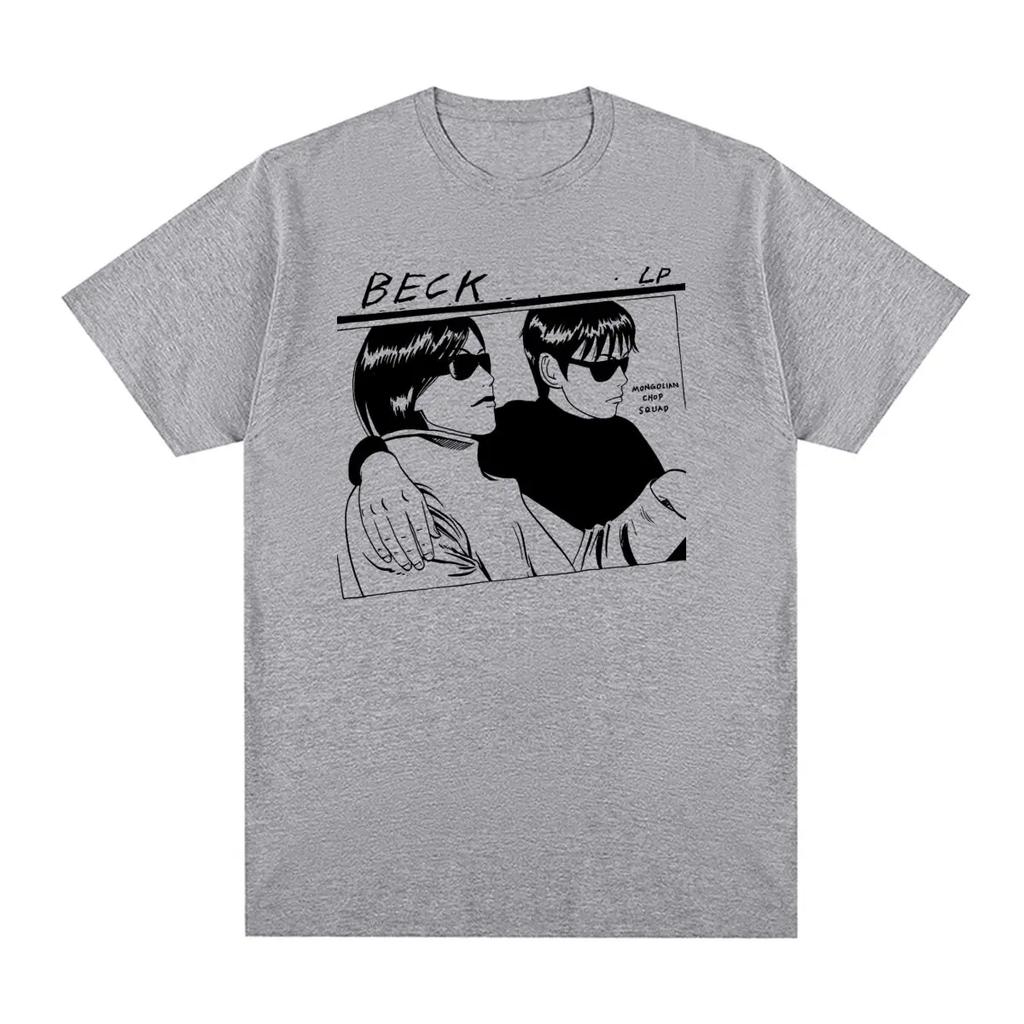 Beck Vintage Tshirt Anime Nostalgia mongolian chop squad Cotton Men T shirt New Tee Tshirt Womens Tops