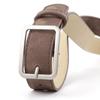 Casual Luxury Brand Design Square Pin Buckle Waistband Waist Band Leather Belt Ladies Dress Strap