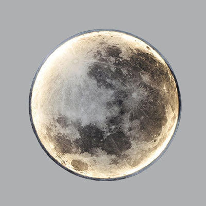 Луна настенный светильник современный роскошный креативный настенный светильник гостиная фон настенный декоративный светильник минималистский арт спальня ночник