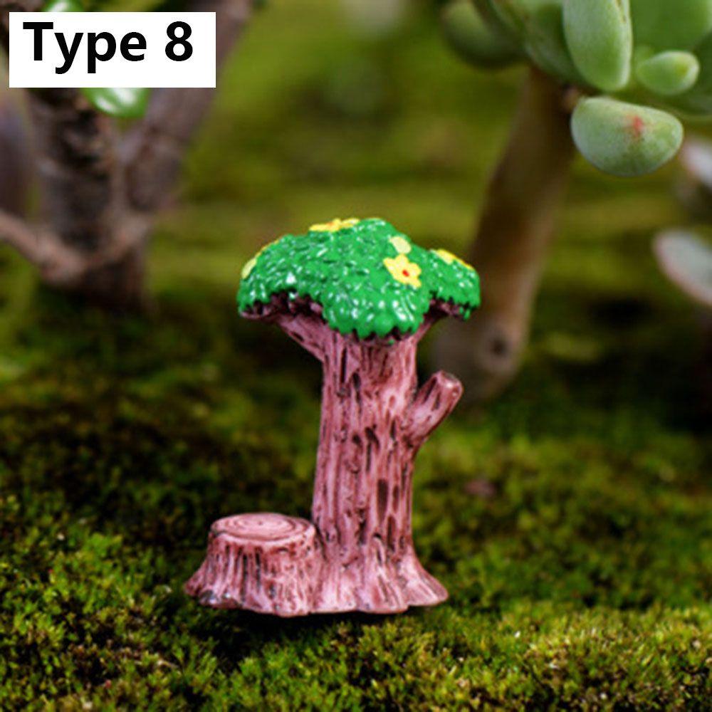 Succulents Bonsai Simulation Stone Signpost Welcome Stake Figurine Fairy Garden Mini Road Sign
