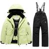 Kids Ski Suit Set Winter Waterproof Windproof Thermal Snowsuit Boys Girls 6-16 Years Outdoor Snow Travel