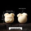 Ivory Nut Carved Pixiu Awakening Lion Wenwan Bracelets and Necklaces - Handmade Jewelry Accessories for DIY.