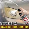 100 мл Улучшенный спрей для восстановления фар с керамической головкой большой емкости | Премиальный автомобильный инструмент удаляет пожелтение и окисление, Ресто