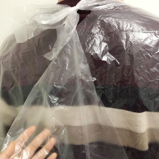 50 шт., бытовые одноразовые парикмахерские накидки с защитой от пятен, принадлежности для парикмахерских, фартук