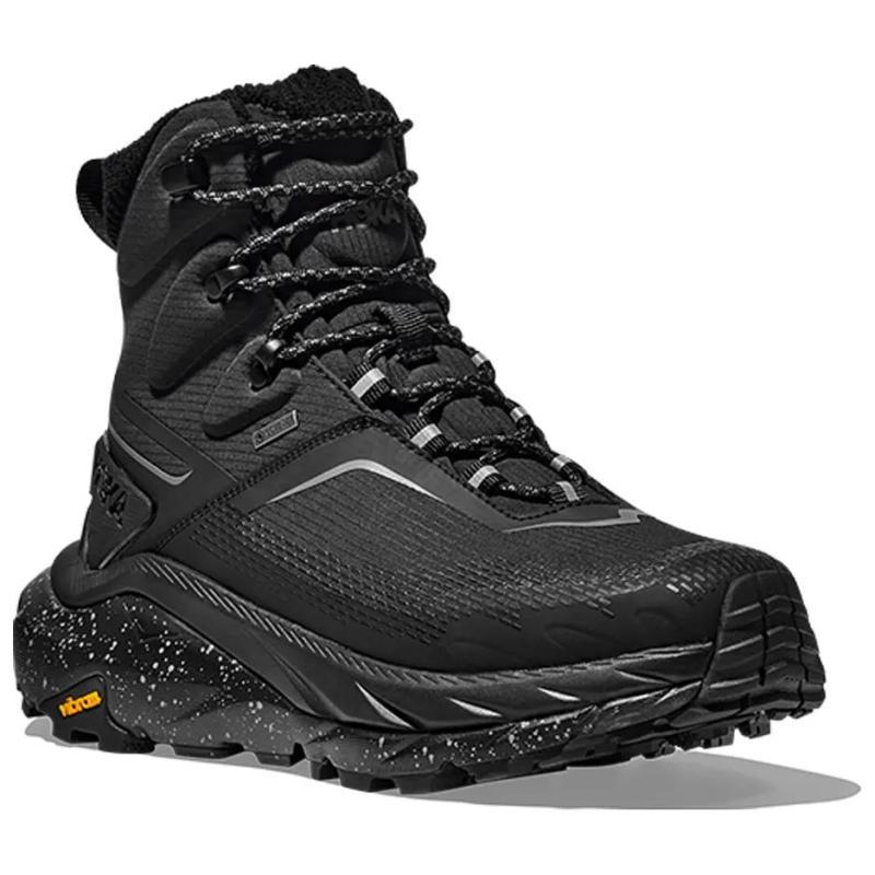 HOKA One One Kaha 2 Нескользящие Износостойкие Высокие Треккинговые Ботинки Женские Черные Кроссовки 1155195-BBLC