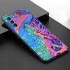 Aesthetic Trippy Mushrooms Black Silicone Phone Case For Samsung Galaxy S23 S21 S20 FE S24 S22 Ultra S10E S10 S9 S8 Plus