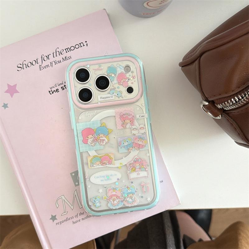 Блестящий магнитный чехол Gemini для iPhone 14/15/16 Pro Max