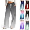 Women's Wide-leg Casual Pants High Waist Gradient Sports Pants