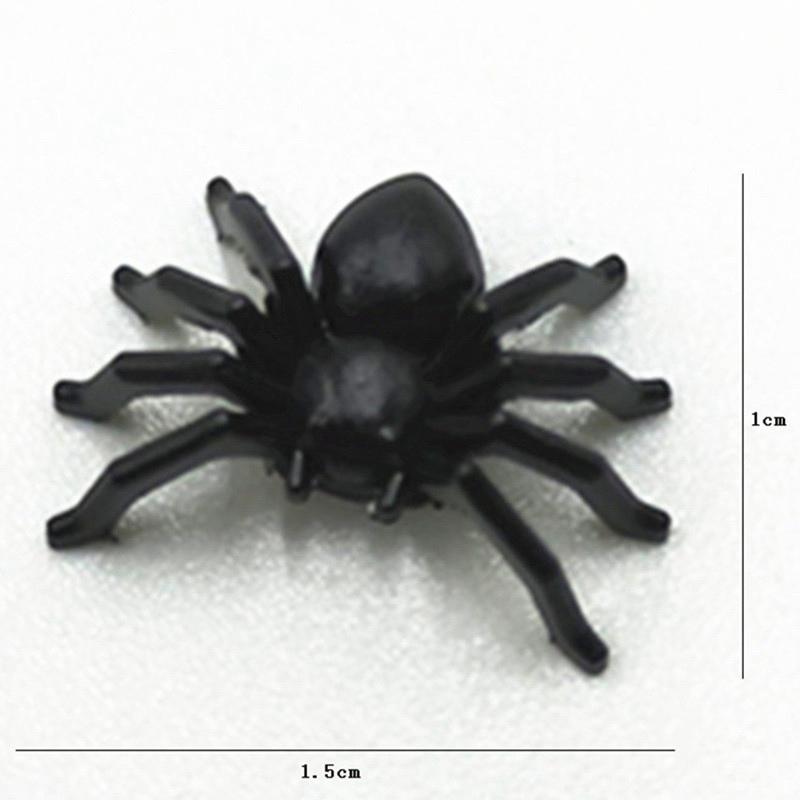50 шт., хитрая игрушка, ужас, черная паутина, украшение для вечеринки, дом с привидениями, паук, украшение на Хэллоуин