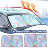 Car Windshield Sunshade UV Sun Shade Protector Cover Summer Sun Protection Interior Accessories For Auto Shading