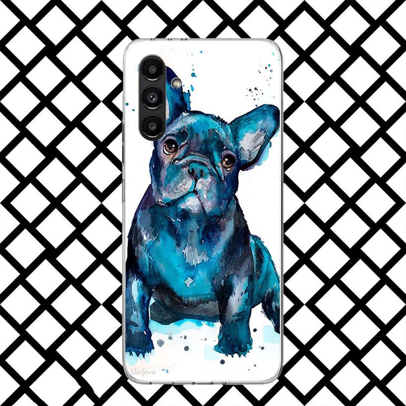 French Bulldog Dog Pug Phone Case for Samsung Galaxy A17 A37 A57 A16 A26 A36 A56 A15 A25 A35 A55 A14 A24 A34 A54 A13 A23 A33 A53