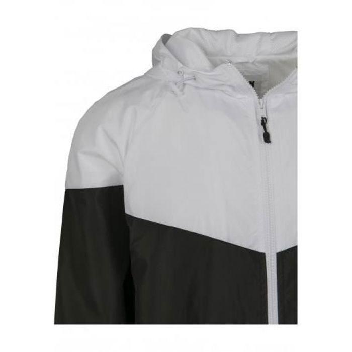 Coupe-vent zippé - URBAN CLASSICS - Noir - Homme - Moderne - Pratique - Qualité