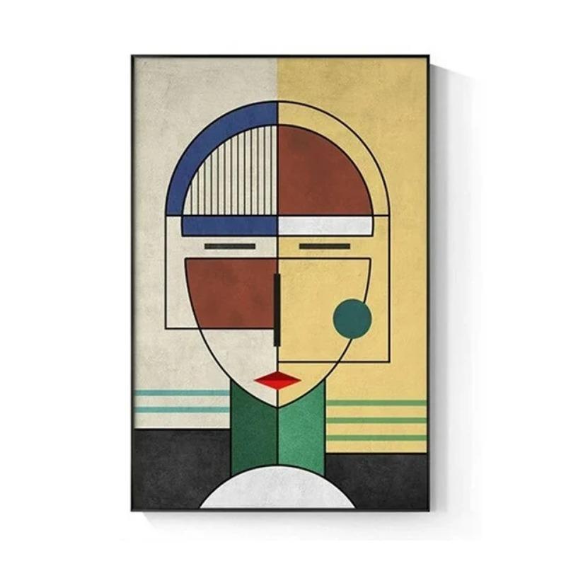 Nordic Abstract Figure Геометрическая Моранди Настенная живопись Картины на холсте Постеры Печать Эстетика Современная гостиная Спальня Домашний декор