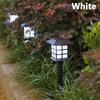 2pack Solar Lawn Lights Outdoor Waterproof Courtyard Landscape Lights Garden Villa Courtyard Decorative Floor Mounted Warm Lights