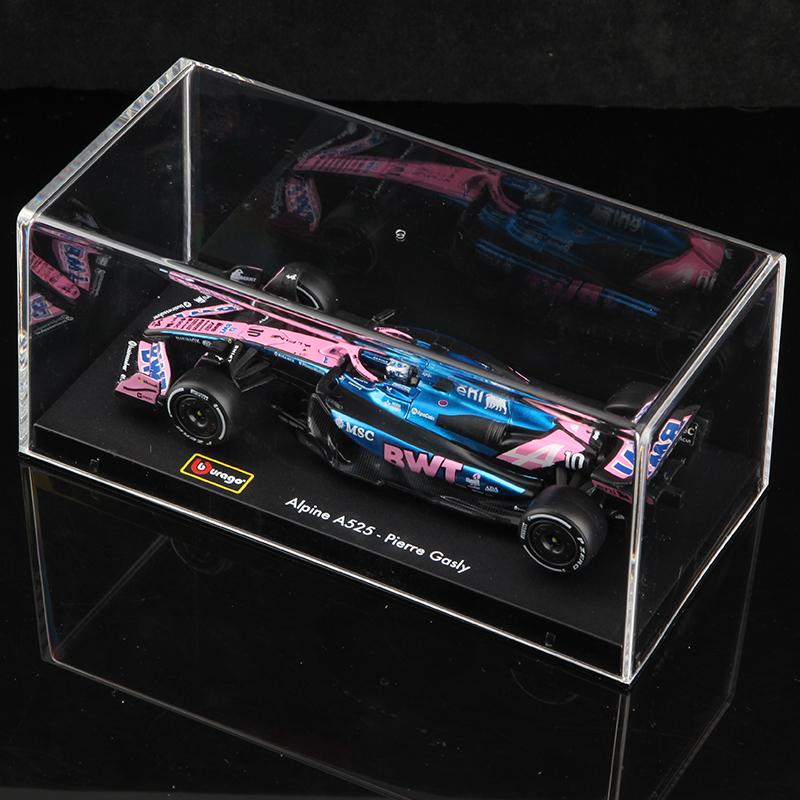 Ббураго 1:43 BWT Alpine 2025 A525 Модель гоночного автомобиля Формулы-1 Статическая симуляция Литая игрушка из сплава 10# Гасли 43# Колапинто