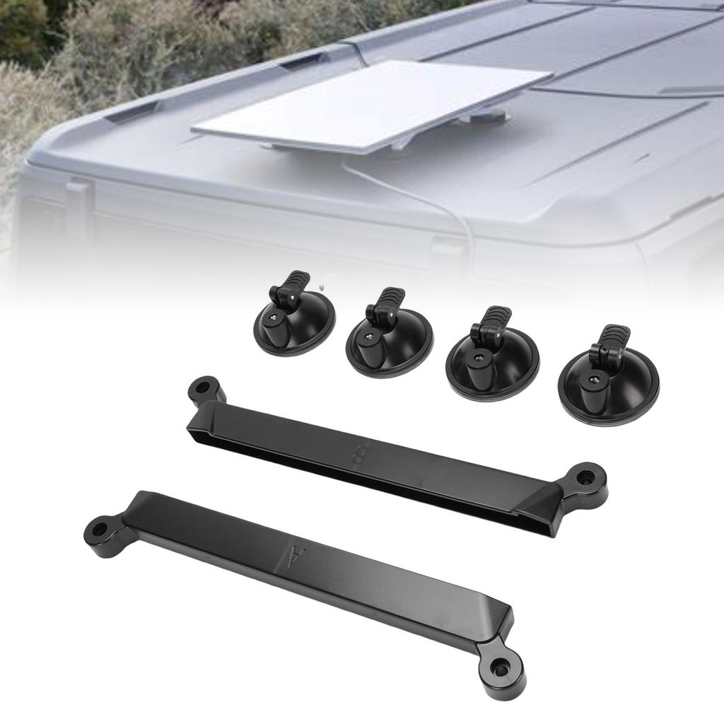 Спутниковое крепление на присоске для стекла автомобиля, люка, ABS, комплект для крепления спутниковой тарелки на присоске для вождения в автодоме, черный