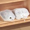 10Pcs/Bag Dustproof Drawstring Shoes Drying Bag Non Woven Fabric Practical Dirt-proof Shoes Drying Pouch for Home