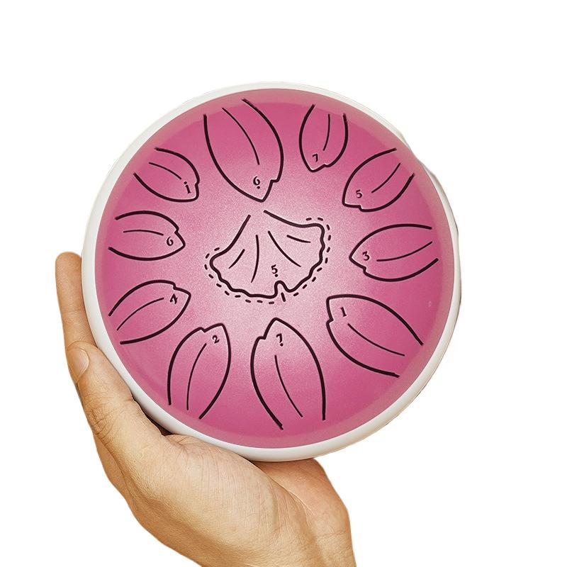 Steel Tongue Drum 6 Inch 11 Notes C Tone Ethereal Drum Music Drum Yoga Meditation Percussion Instrument