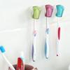3PCS with Suction Cup Toothbrush Cover Dustproof Toothbrush Protector Cover  Bathroom
