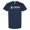 Футболка с институциональным логотипом Xavier Musketeers, короткий рукав - Темно-синяя
