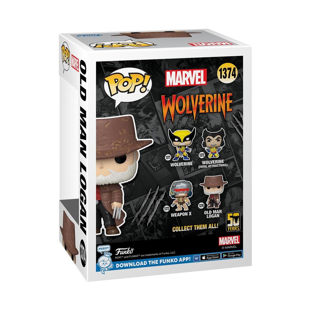 Marvel Росомаха Старик Логан Ultimate Old Man Logan Фигурка Funko Росомаха 50th Marvel Funko
