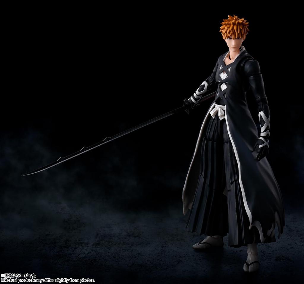 TAMASHII NATIONS BLEACH Тысячелетняя кровавая война Ичиго Куросаки Приблизительно 155 мм окрашенная подвижная фигурка SHFiguarts -Bankai/Tenchain Zangetsu-