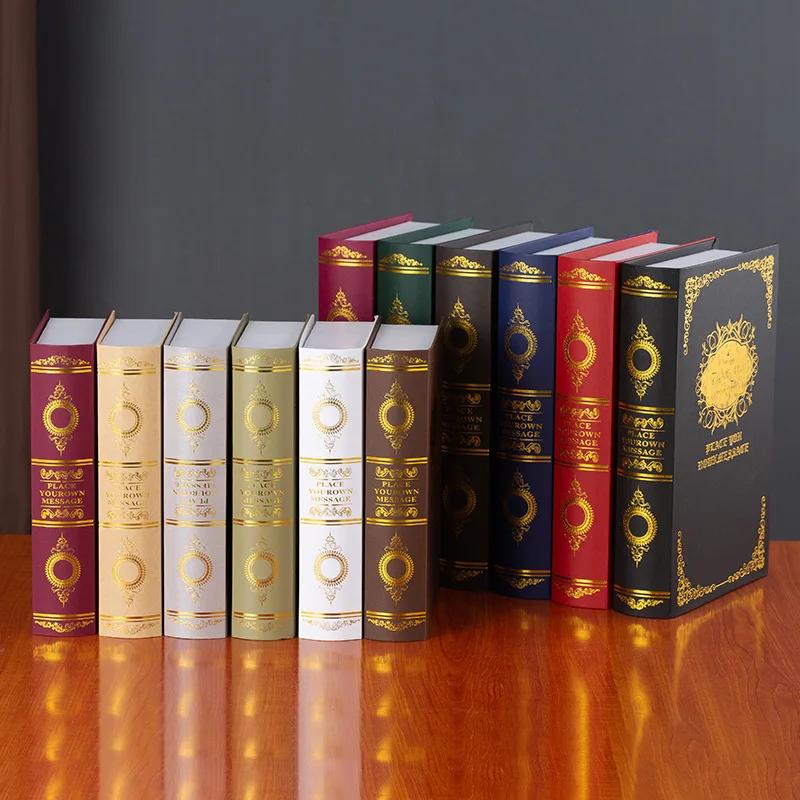 12 шт./комплект Винтажная модель фальшивой книги Украшение Имитация книжной декорации Реквизит для фотосъемки Книги Украшение для домашнего кабинета