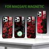g-Gothic Rose-e Phone Case For iPhone17,16,15,14,13,12,11 Plus,Pro Max Magnetic For Magsafe Wireless Charging