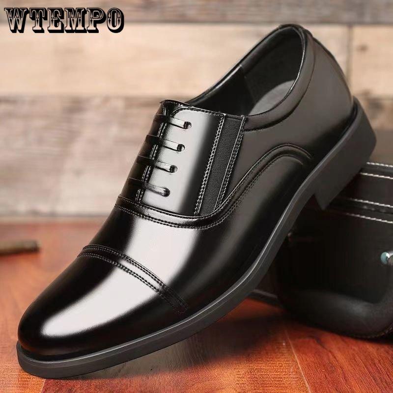 Men's Genuine Leather Shoes Spring and Summer Comfortable Breathable Soft Leather Soft Bottom Business Casual Leather Shoes