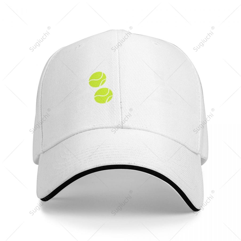 Multifunction Double Trouble Funny Tennis With Tennis Balls Sandwich Baseball Cap Unisex Sports Casual Caps Golf Hat Fishing
